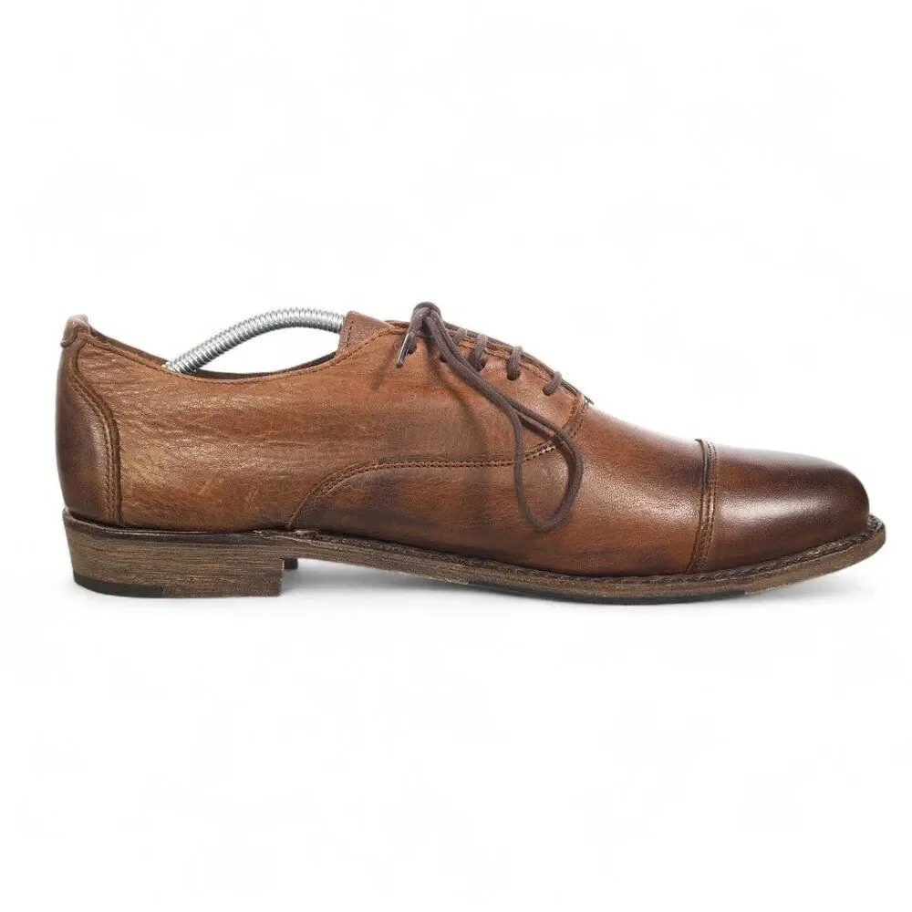 Walk-Over Vintage Collection Cap‎ Toe Leather Oxfords Brown T10137 Men's 11M